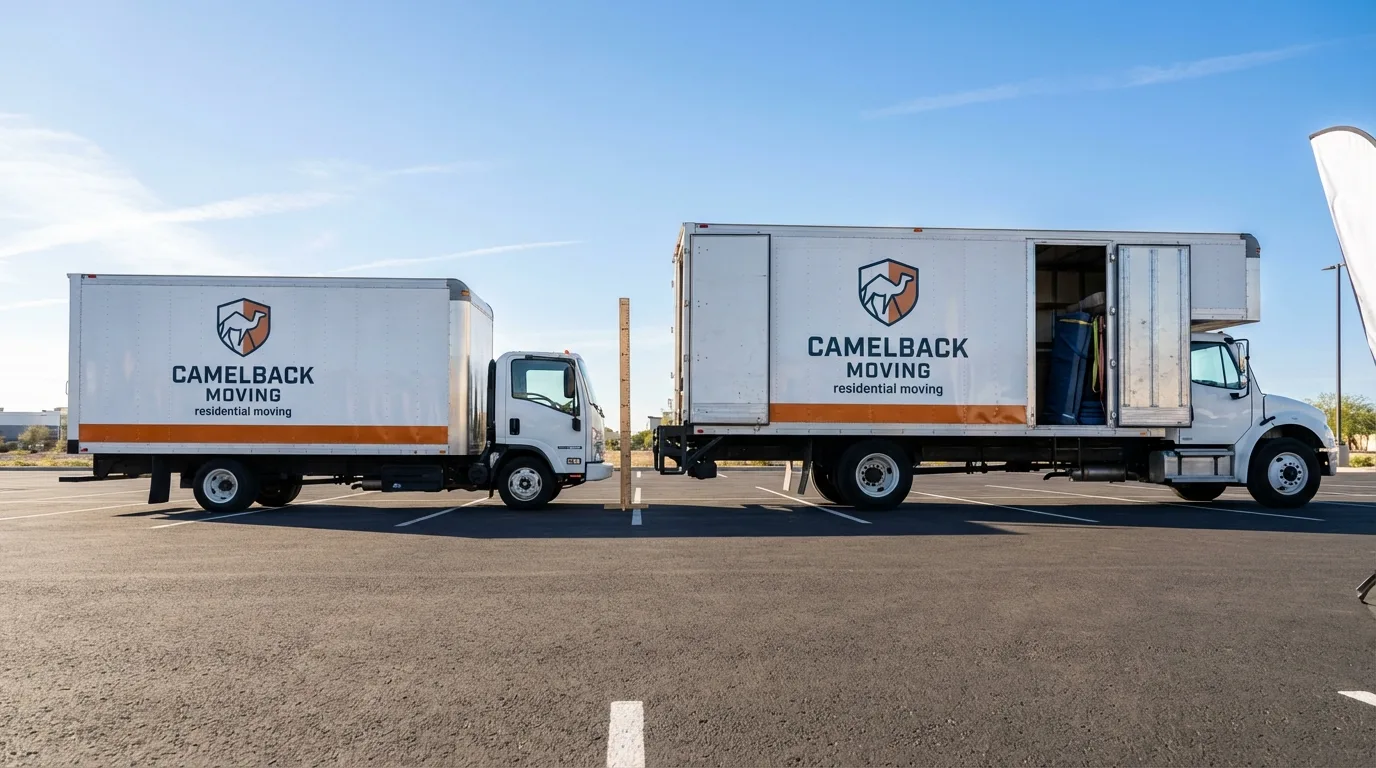 Moving truck size capacity guide in DuPont